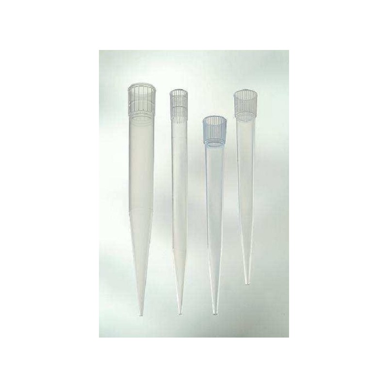 Precision universal pipet tips 1 - 5 ml graduated clear pack