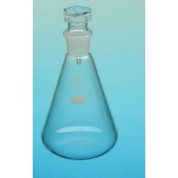 Jodzahlbestimmungskolbe mit Glasstopfen Boro 3.3 250 ml NS