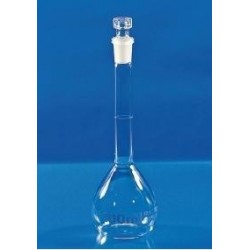 Volumetric flask 500 ml borosilicate glass 3.3 glass stopper NS