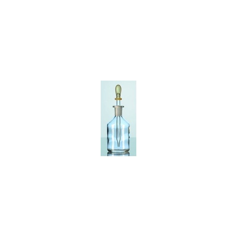 Dropping bottle 250 ml glass clear with pipette
