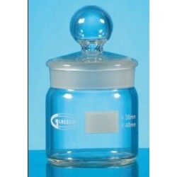 Weighing bottle 50x30 mm low form with ground-in stopper