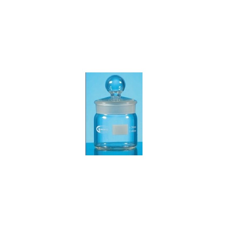 Weighing bottle 50x30 mm low form with ground-in stopper