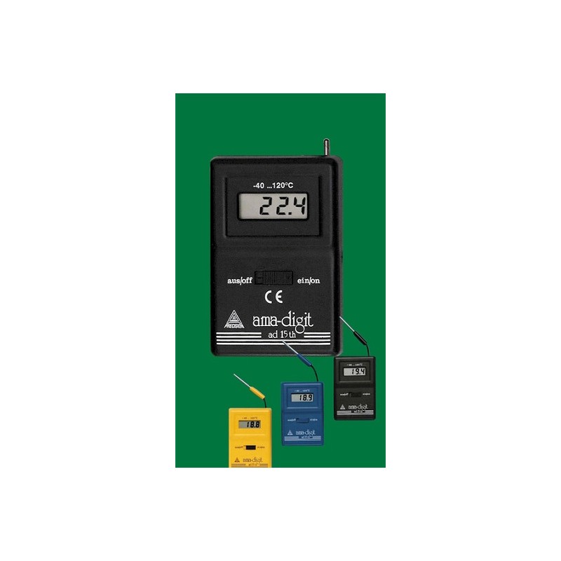 Precision Thermometer s ad 15 th -40…+120°C casing black
