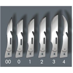 Scalpel blade no 0 carbon steel individually wrapped