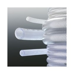 Tubing PVC with reinforcing webbing Ø inside/outside 6/12 mm
