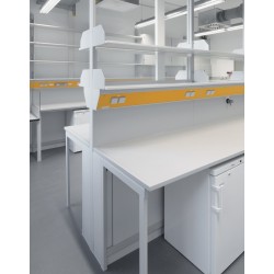 Center bench series H with stand unit working height 900 width