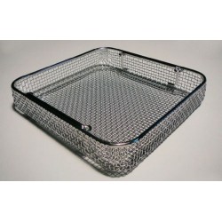 Basket LxWxH 240x250x50 mm stainless steel stackable drop