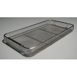Basket LxWxH 480x250x50 mm stainless steel stackable drop