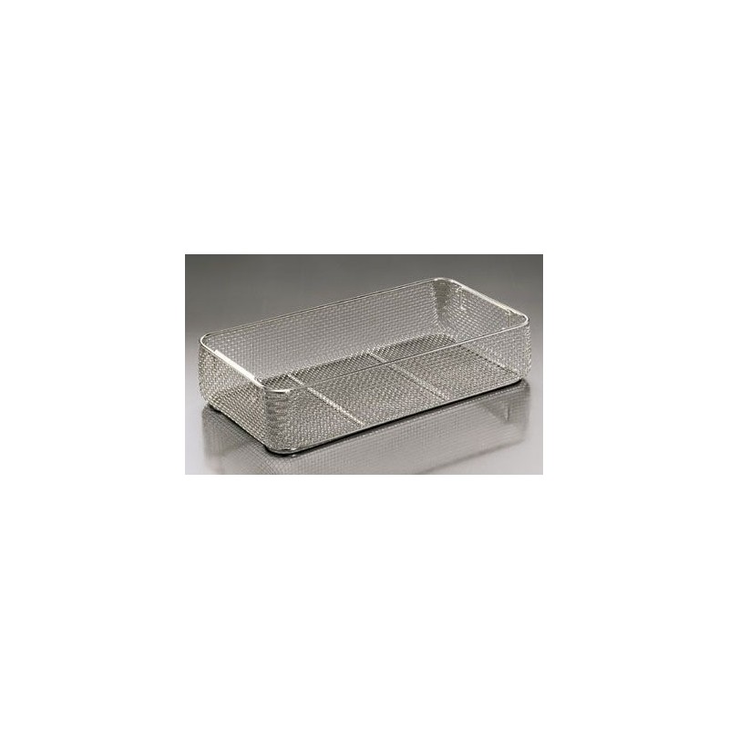 Basket LxWxH 480x250x100 mm stainless steel stackable drop