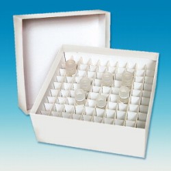 Partition inserts 9x9 for 81 tubes compartment size 13x13x30 mm