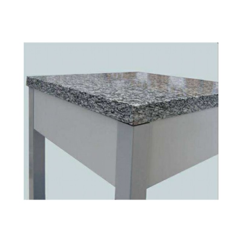 Microscopic table vibration damping with granite top - worktop