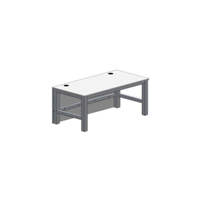 Weighing table fixed height without vibration damping WxDxH