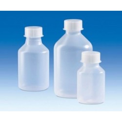 Reagent bottle wide mouth PP 250 ml with screw cap GL45 pack 20