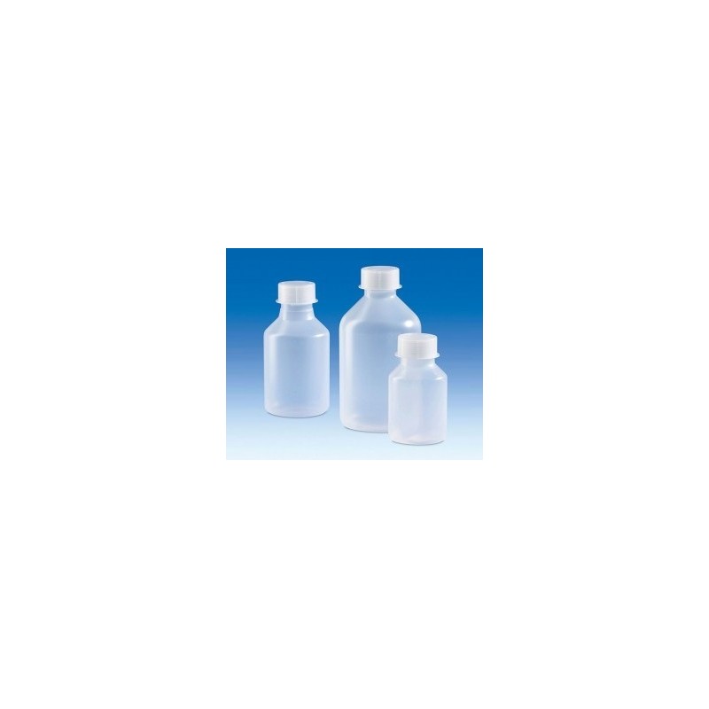 Reagent bottle wide mouth PP 500 ml with screw cap GL45 pack 10