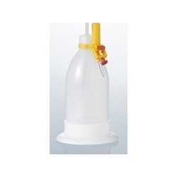 Bürettenflasche 1000 ml PE für Schilling Bürette 15 … 50 ml
