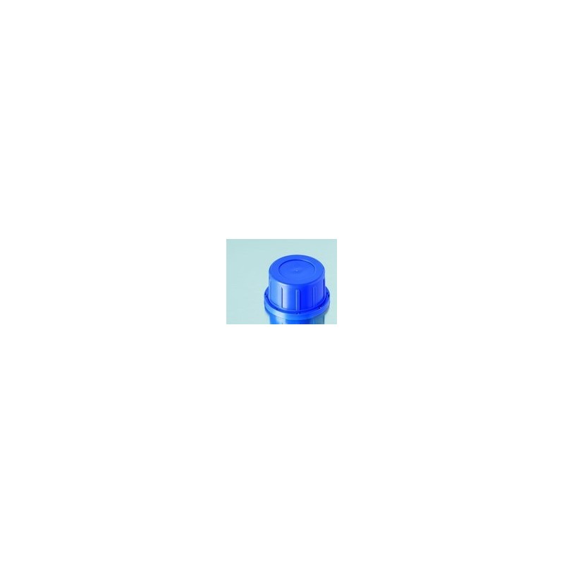 Originalitätsverschluss PP für Vierkant-Flaschen enghalsig blau