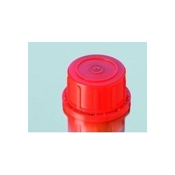 Tamper-Evident screw cap PP for square bottle narrow neck red